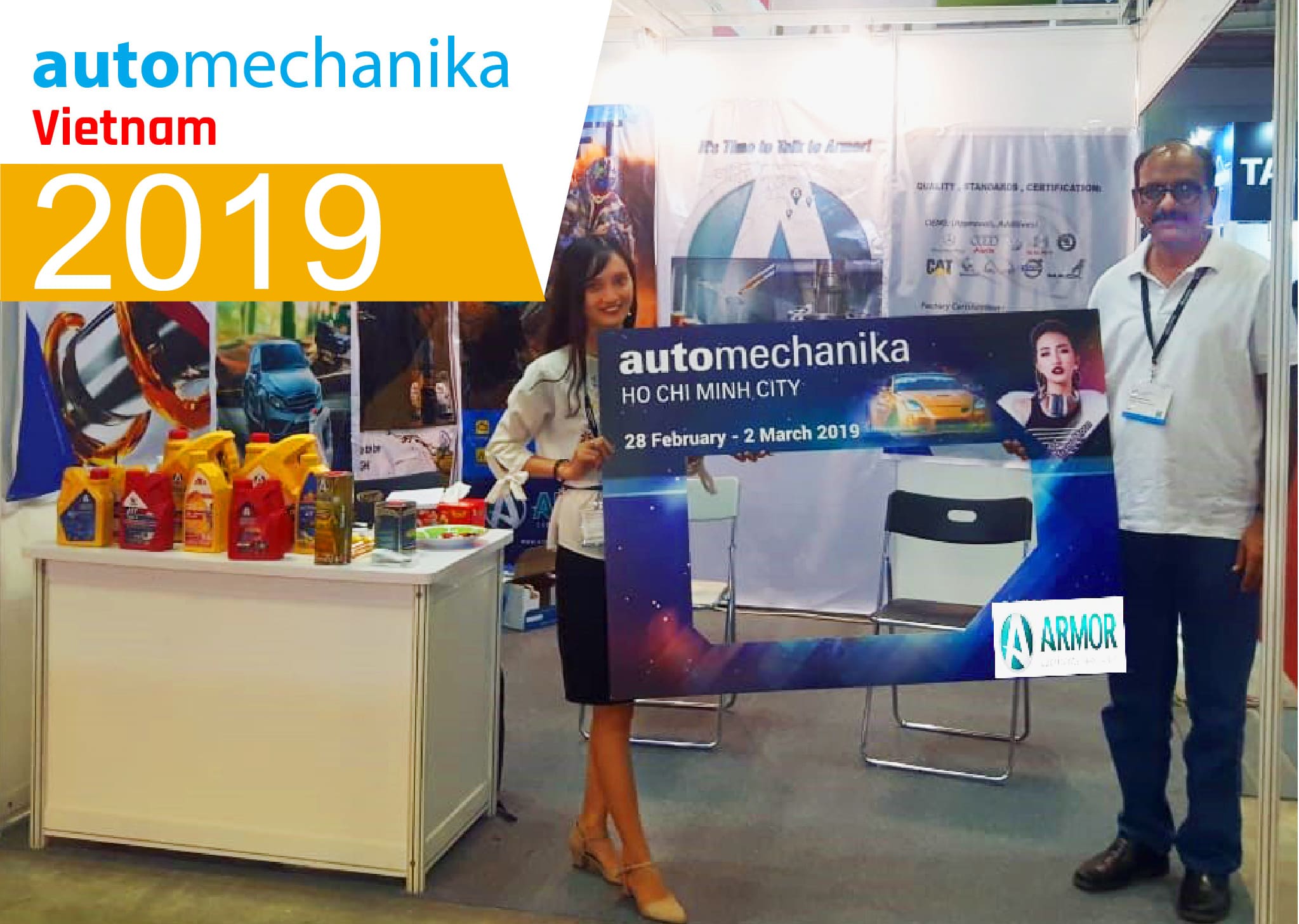 Armor Lubricants Automechanika Vietnam 2019 team Participation image